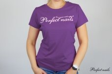 Marškinėliai "Perfect Nails Purple"