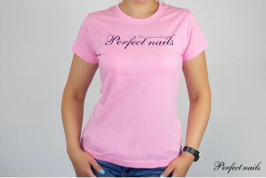 Marškinėliai "Perfect Nails Pink"