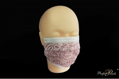 Respiratorius - kaukė, 3-jų sluoksnių | raštuota 1