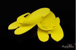 Šlepetės pedikiūrui vienkartinės Yellow