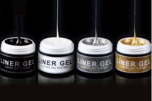 UV/LED geliai nagų dizainui "Liner-Spider Gel" | 4vnt.x5g