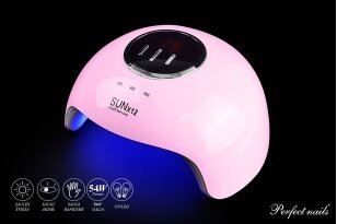 UV/LED hibridinė lempa "SUN X12 Pink" | 54W